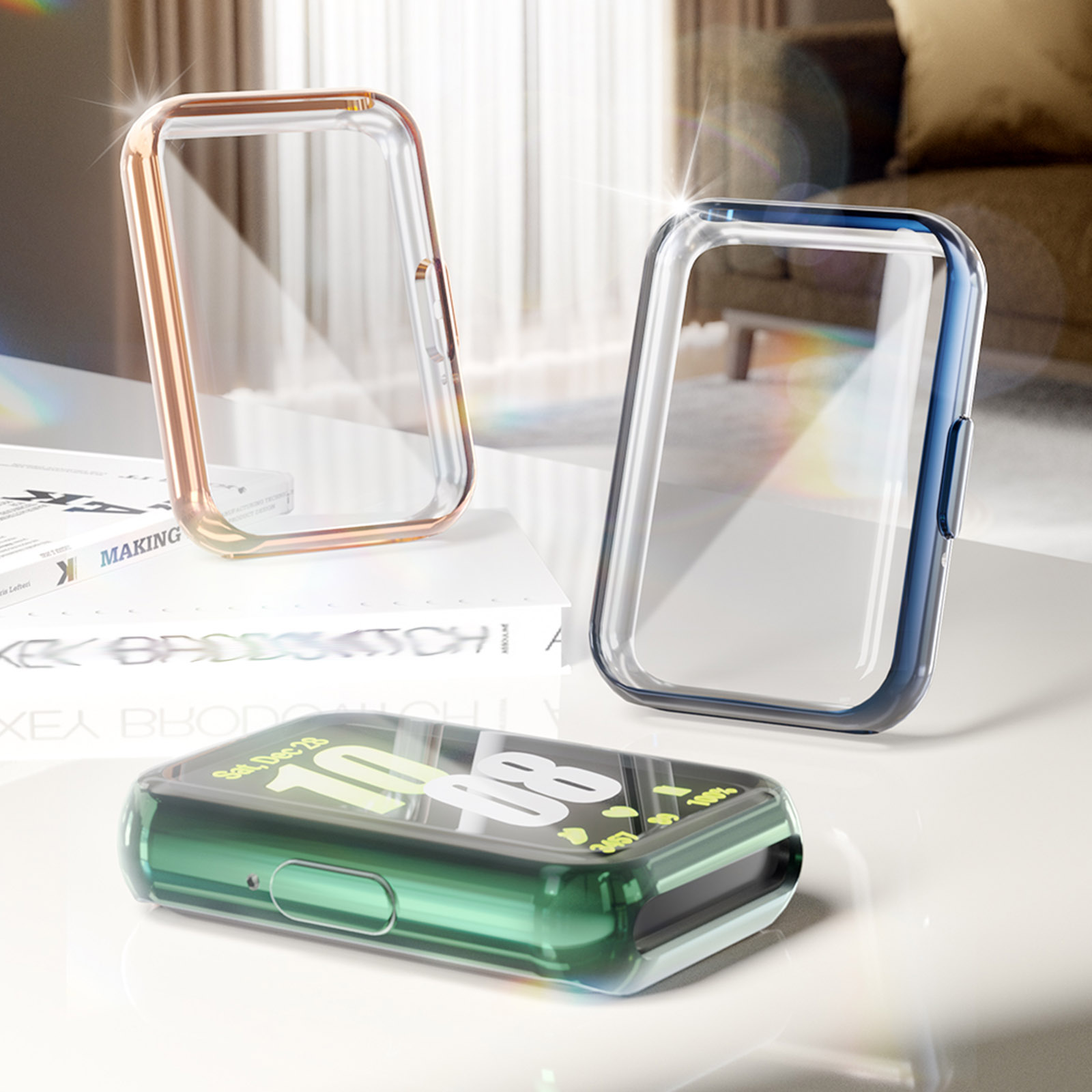 Cover for Samsung Galaxy Fit 3 - Smartwatch Watch Accessories For Women のレビューと価格