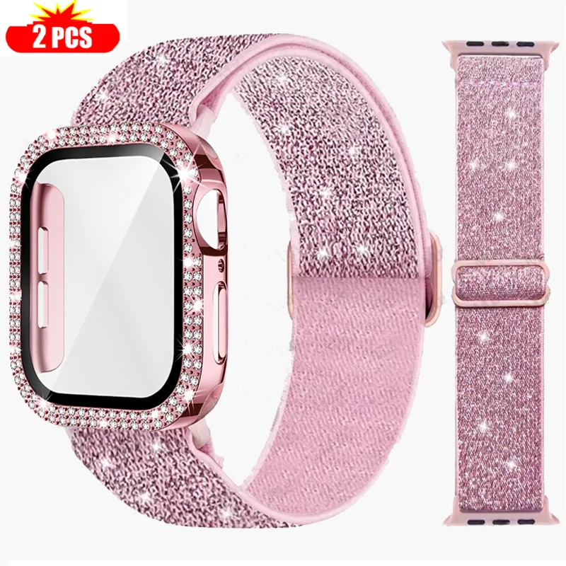 Band+Case for Apple Watch 45mm - Smartwatch Watch Accessories For Women のレビューと価格