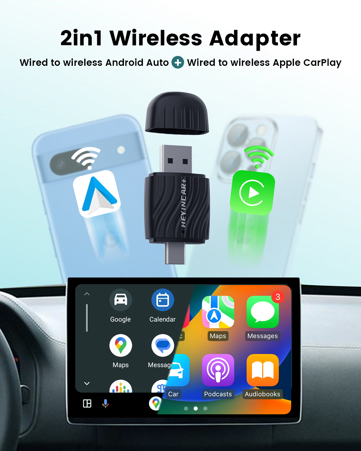HEYINCAR 2 in 1 Interface Wire - Smartwatch Universal のレビューと価格