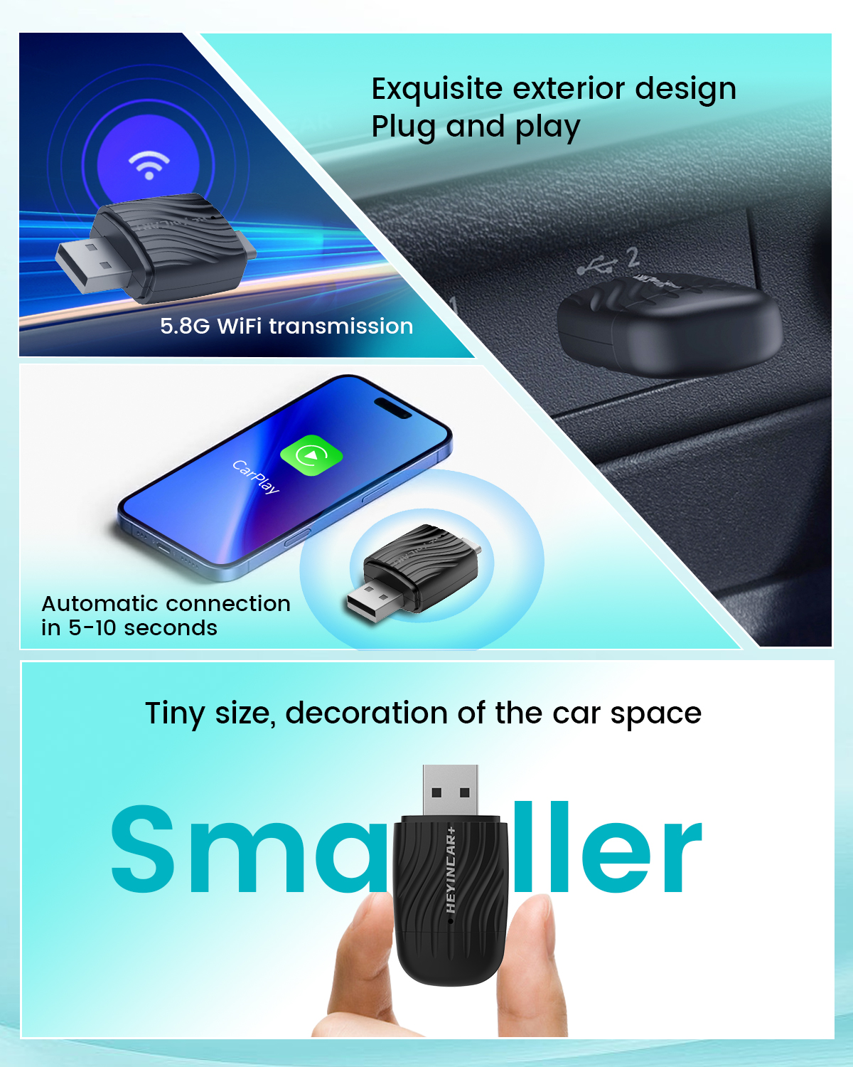 HEYINCAR 2 in 1 Interface Wire - Smartwatch Universal のレビューと価格