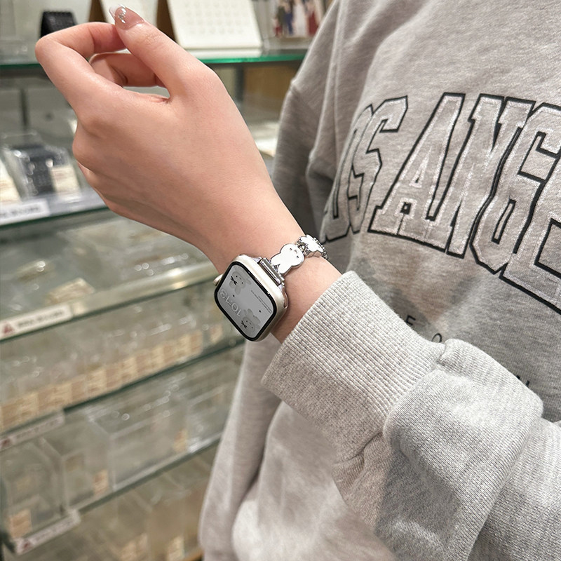 Miffy Rabbit Leather Watch Ban - Apple Smartwatch Accessories のレビューと価格