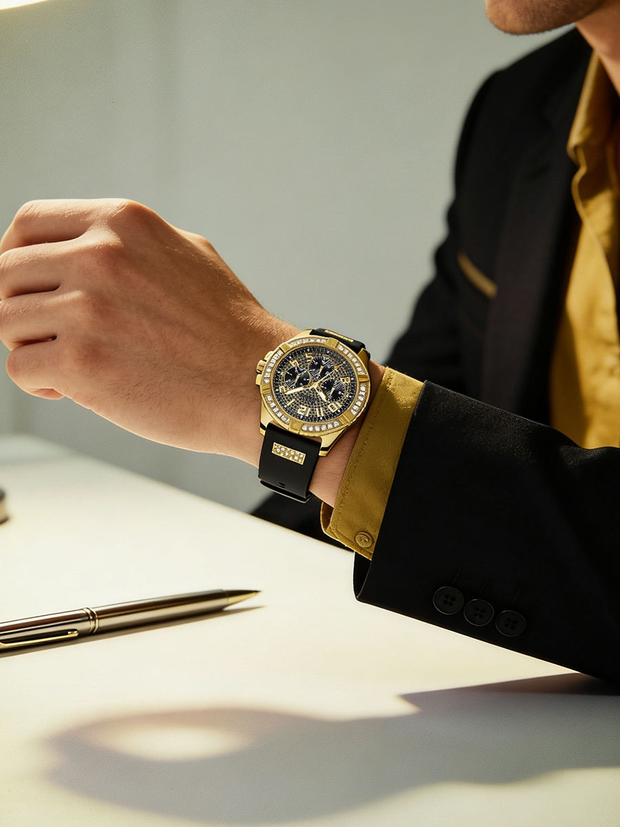 GUESS W1132G1 Mens Watch Front - Smartwatch Guess のレビューと価格