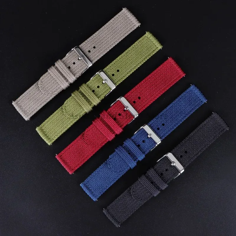 18 20 22 24mm Nylon Canvas Str - Nylon Nato Strap のレビューと価格