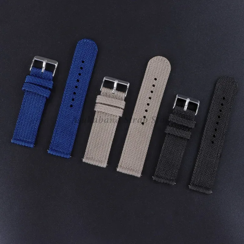 18 20 22 24mm Nylon Canvas Str - Nylon Nato Strap のレビューと価格