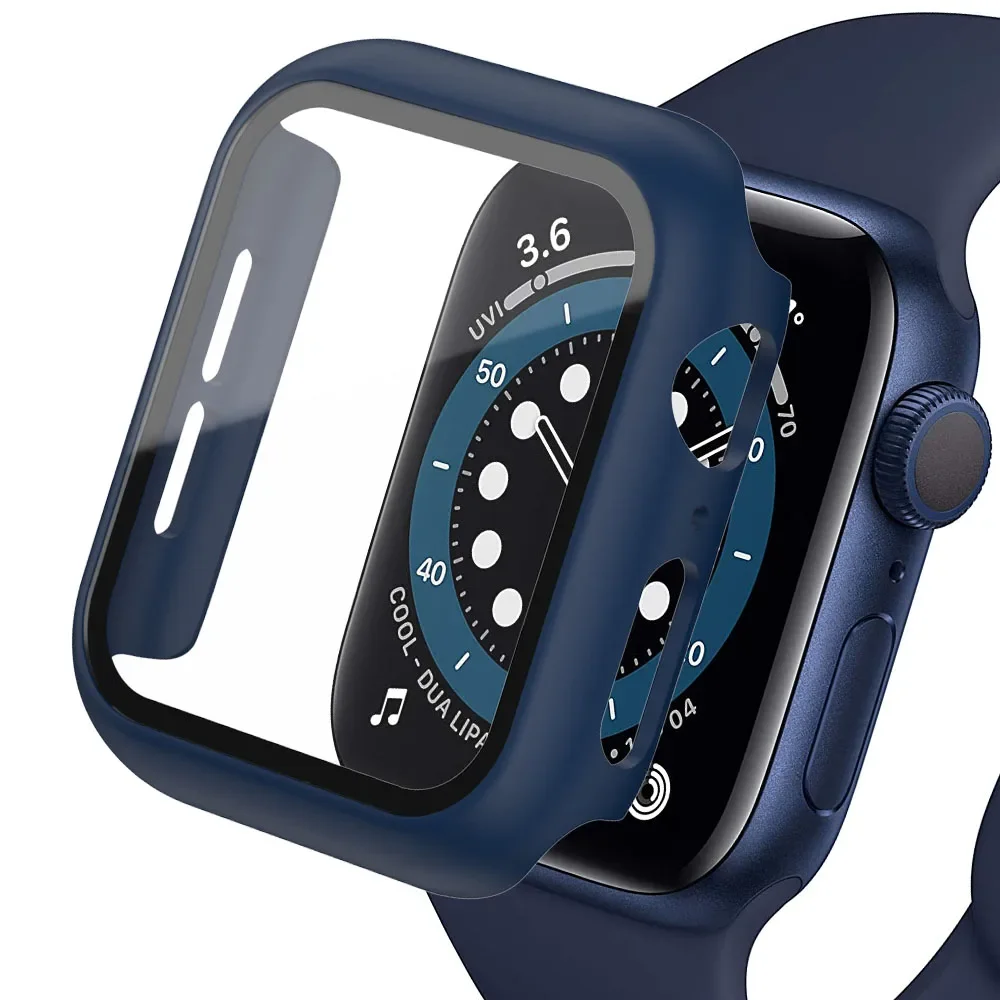 Tempered Glass+cover For Apple - Garmin Smartwatch Accessories のレビューと価格