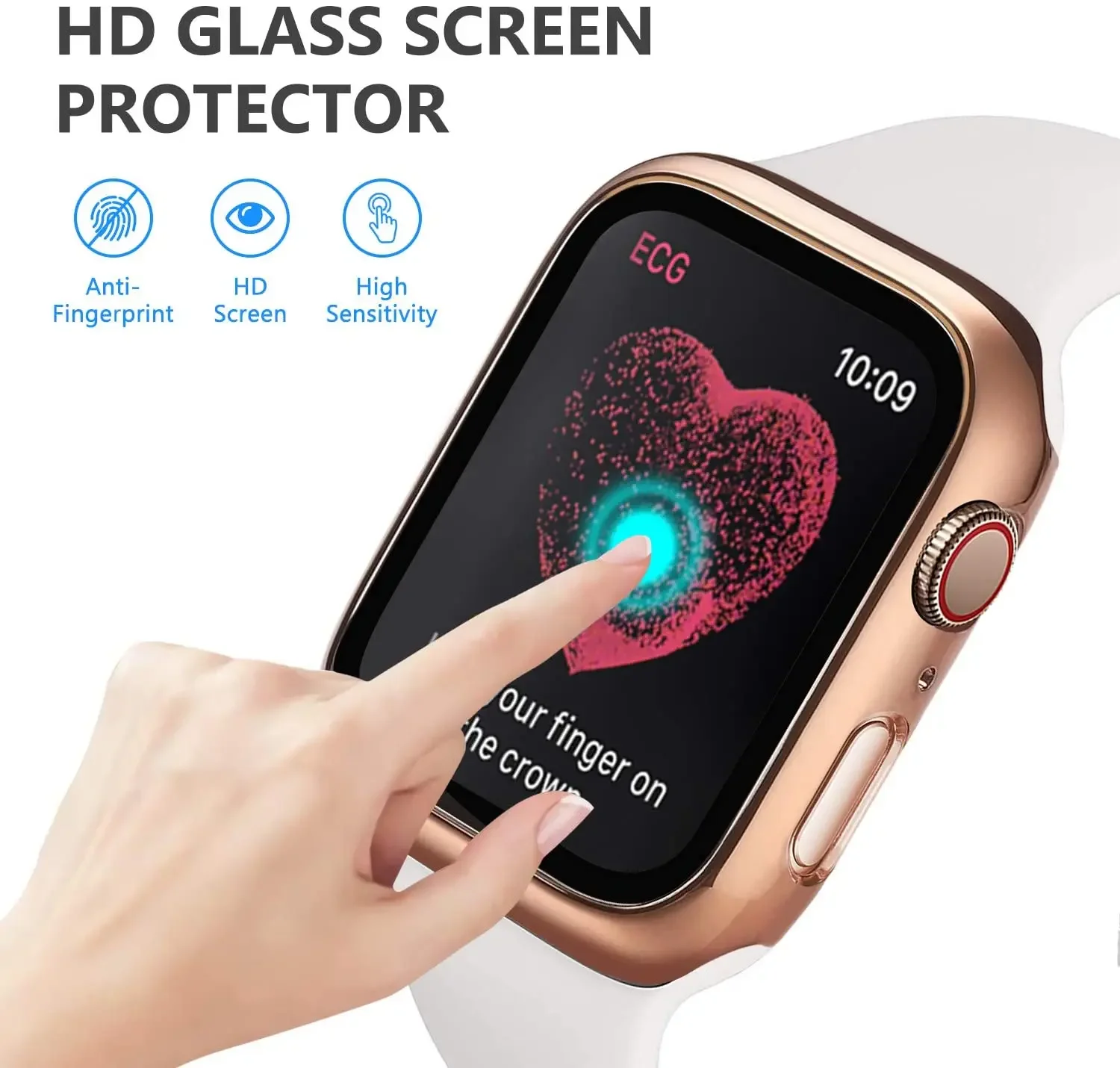 Tempered Glass+cover For Apple - Garmin Smartwatch Accessories のレビューと価格