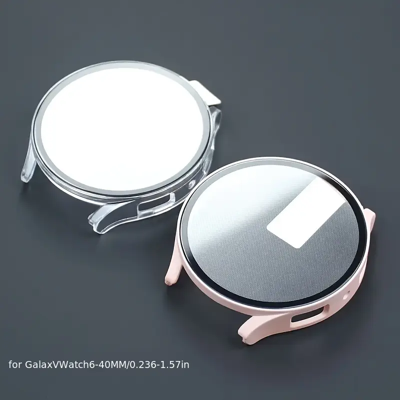 PC Case+Tempered Glass for Sam - Samsung Smartwatch Accessories のレビューと価格