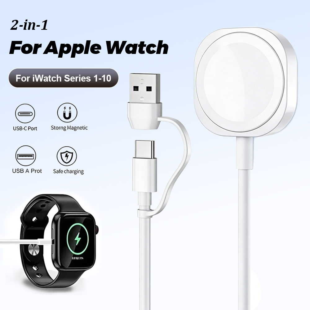 2 in 1 Magnetic Wireless USB A - Wireless Charger Watch のレビューと価格