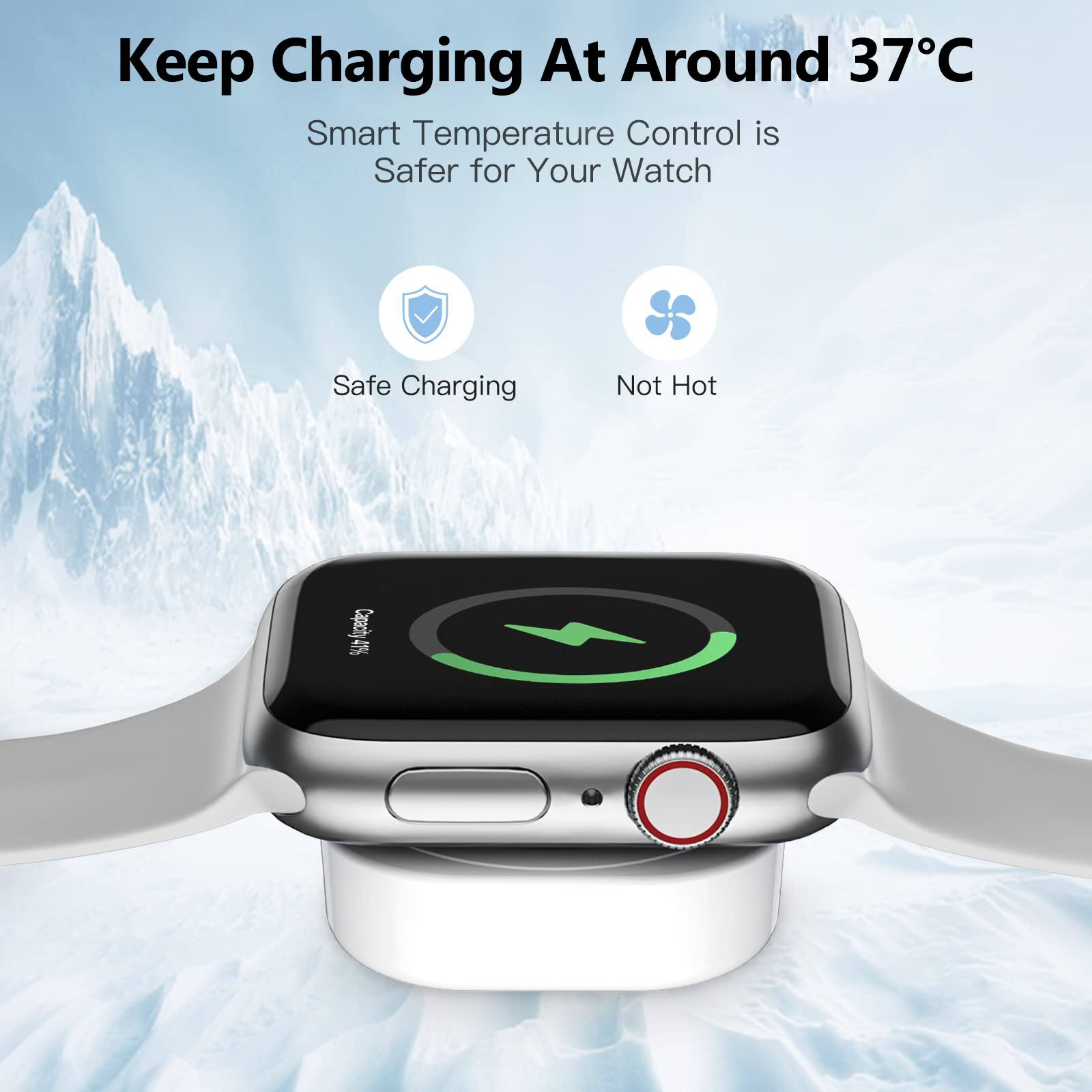 2 in 1 Magnetic Wireless USB A - Wireless Charger Watch のレビューと価格