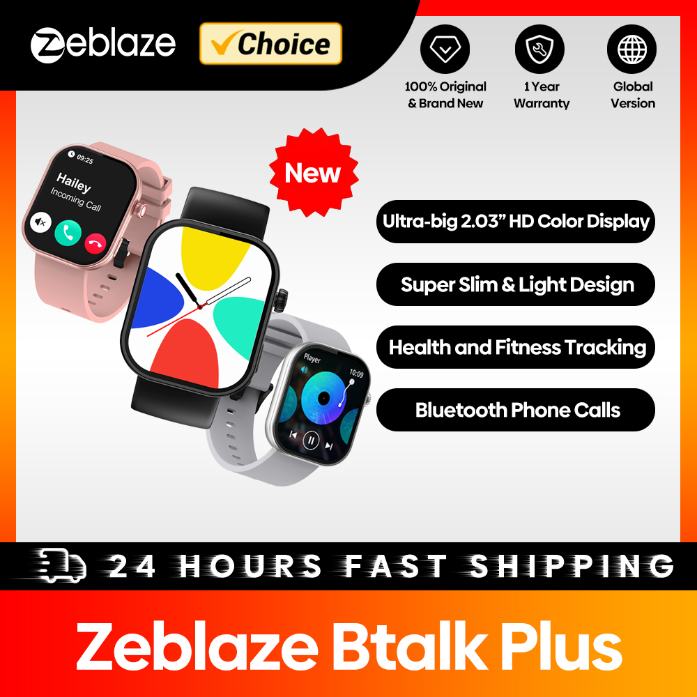 New Zeblaze Btalk Plus Voice C - Smartwatch X12 のレビューと価格