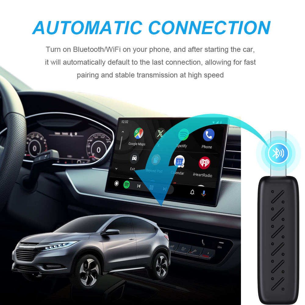 Wireless CarPlay Android Auto  - Smartwatch Universal のレビューと価格
