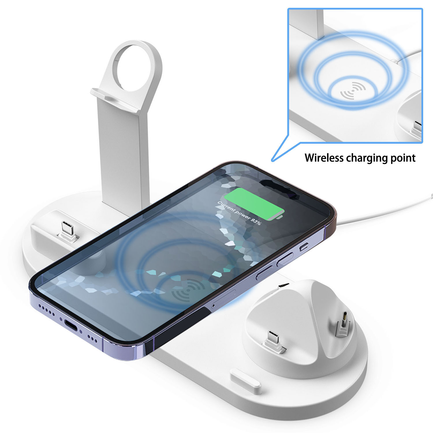 7 in 1 Wireless Chargers Stand - Wireless Charger Watch のレビューと価格