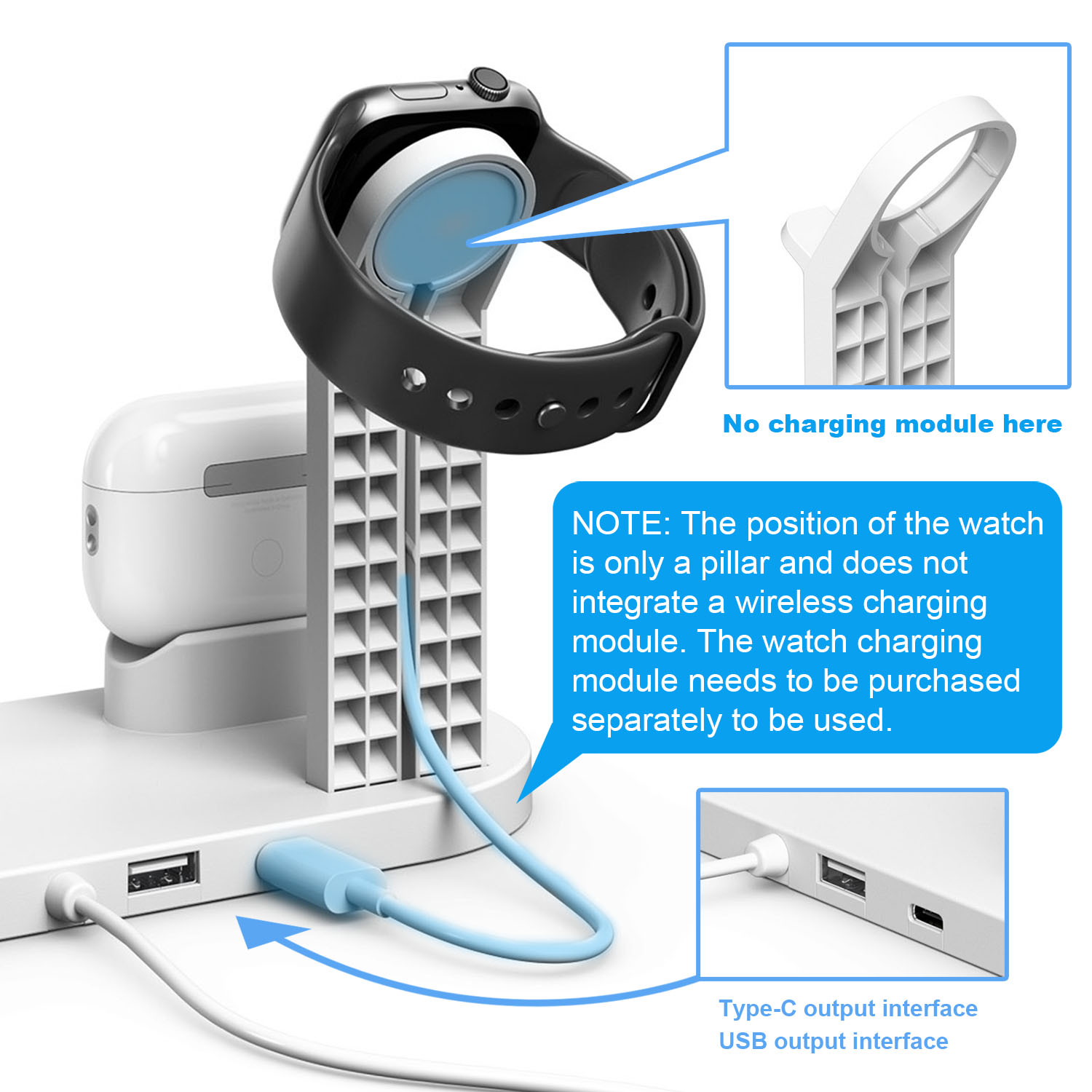 7 in 1 Wireless Chargers Stand - Wireless Charger Watch のレビューと価格