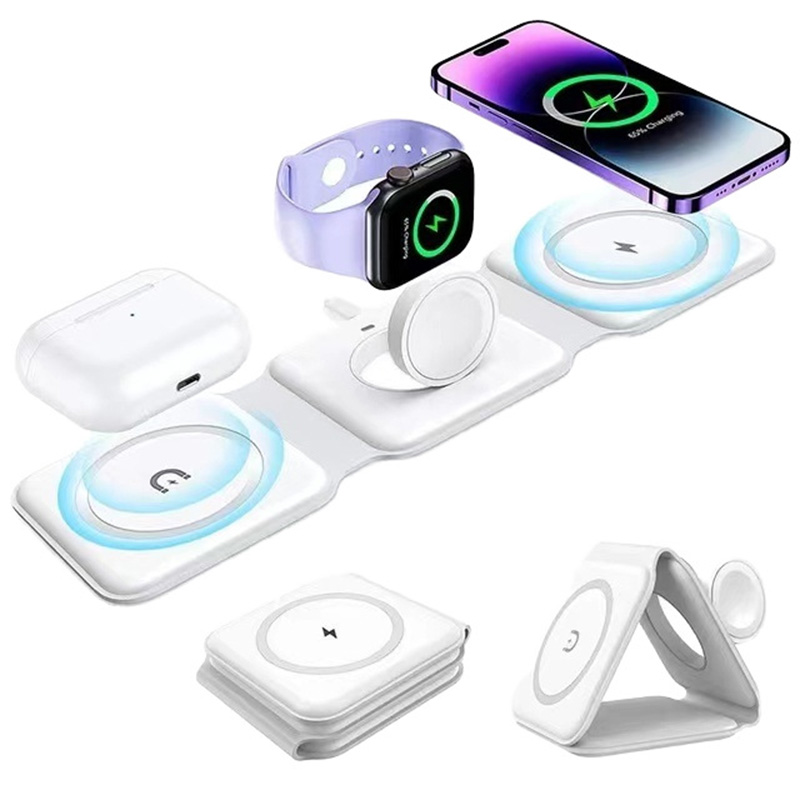 3-in-1 Magnetic Folding Wirele - Wireless Charger Watch のレビューと価格