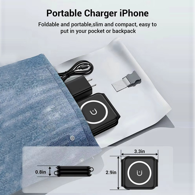 3-in-1 Magnetic Folding Wirele - Wireless Charger Watch のレビューと価格