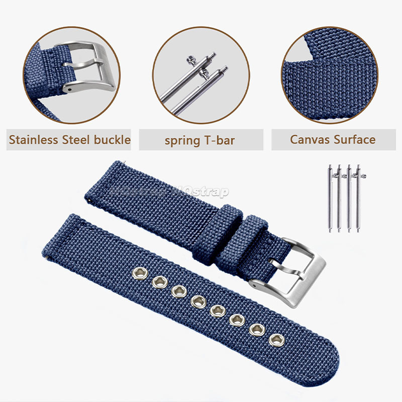 Nylon Strap 18mm 20mm 22mm Ban - Nylon Nato Strap のレビューと価格