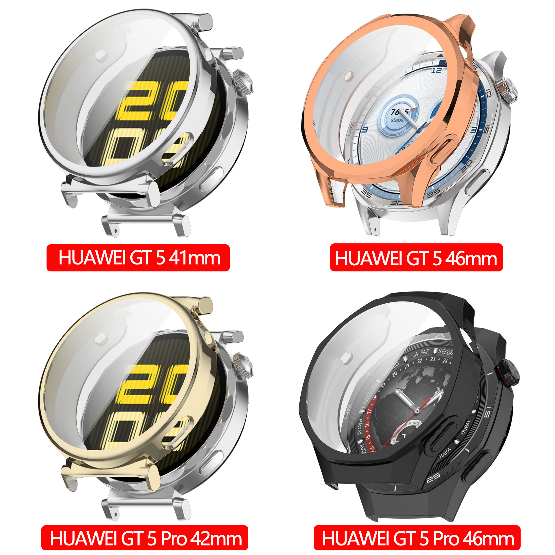 Case For HUAWEI Watch GT 5/5 P - Smartwatch Watch Accessories For Women のレビューと価格