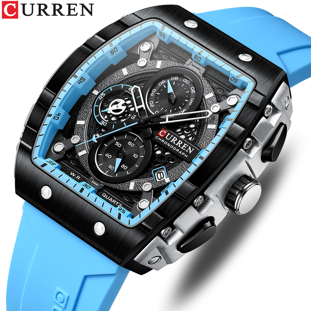 CURREN New RectangularSilicone - Smartwatch Guess のレビューと価格