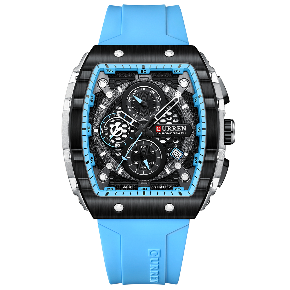 CURREN New RectangularSilicone - Smartwatch Guess のレビューと価格