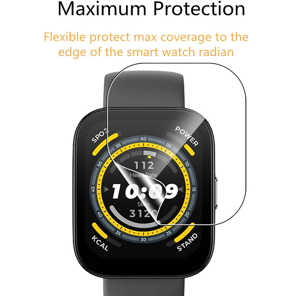 3PCS Clear HD Film Screen Prot - Amazfit Smartwatch Accessories のレビューと価格