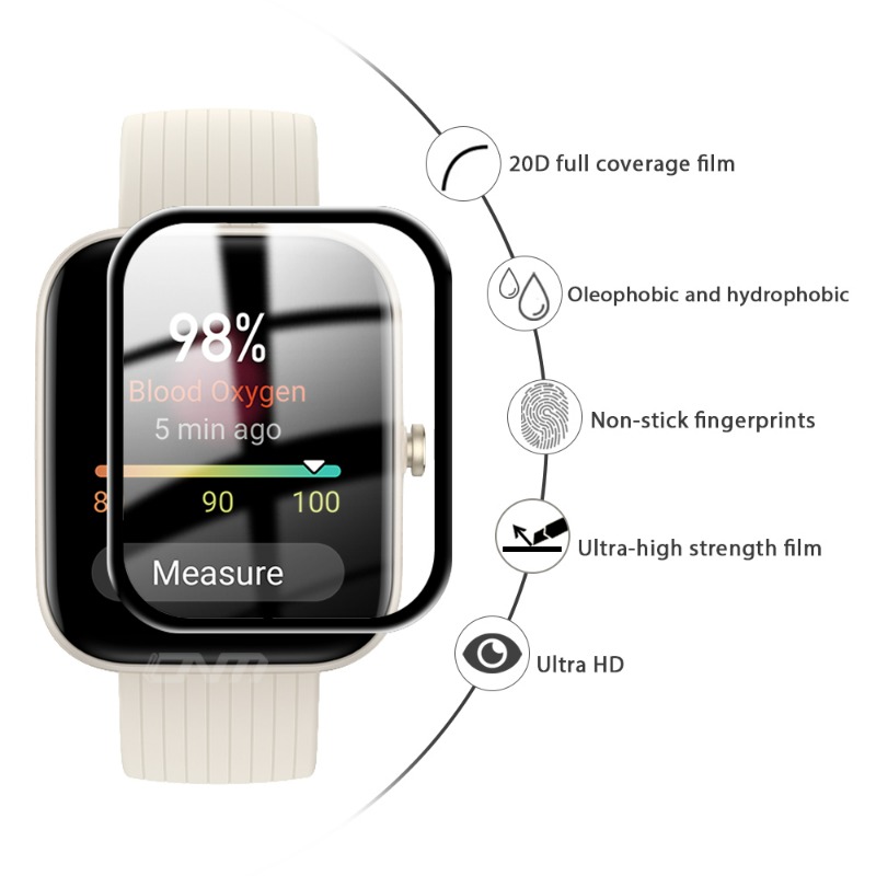 1-5Pcs HD Screen Protector for - Amazfit Smartwatch Accessories のレビューと価格