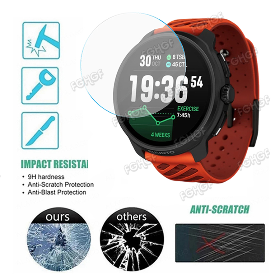 Tempered Glass Protective Film - Garmin Smartwatch Accessories のレビューと価格