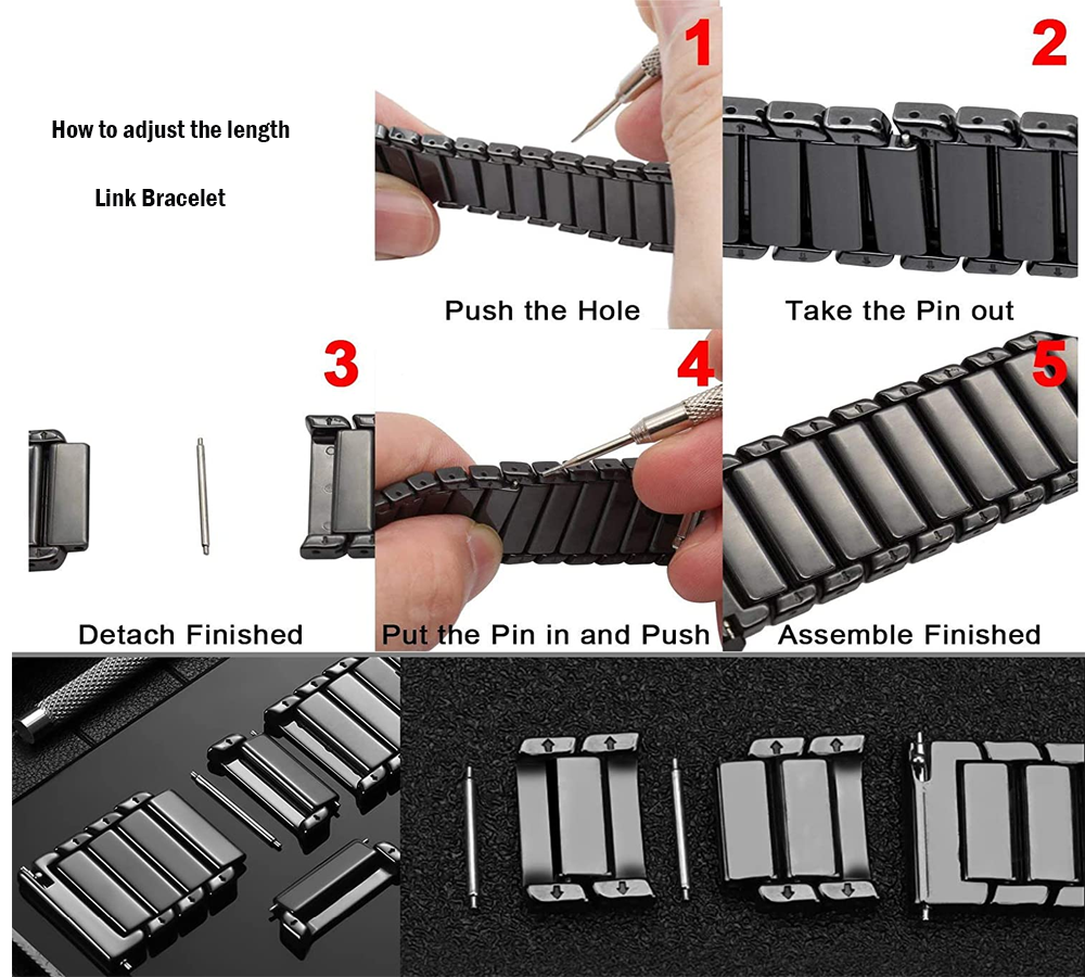 Ceramic Link bracelet for Appl - Ceramic Link Bracelet のレビューと価格