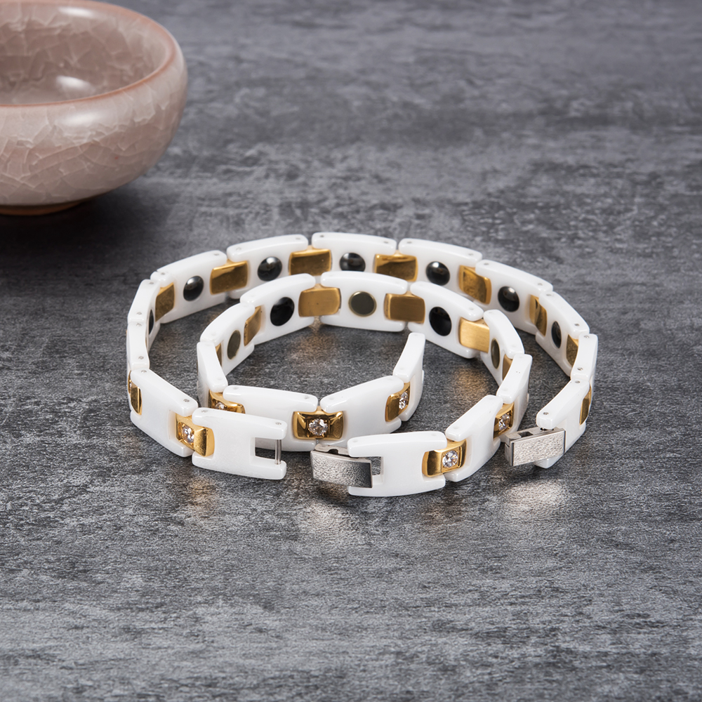 Vinterly Women Ceramic Bracele - Ceramic Link Bracelet のレビューと価格