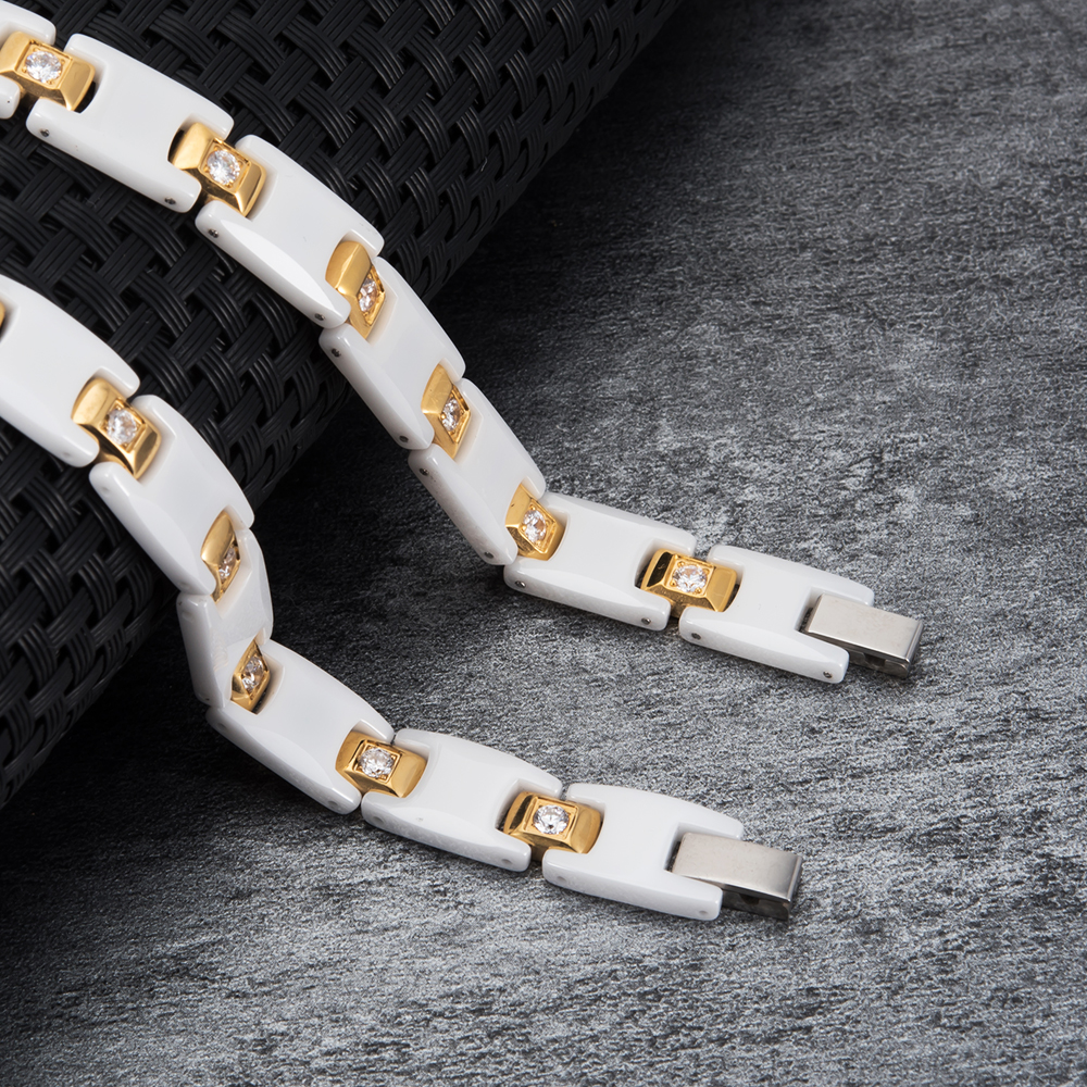 Vinterly Women Ceramic Bracele - Ceramic Link Bracelet のレビューと価格