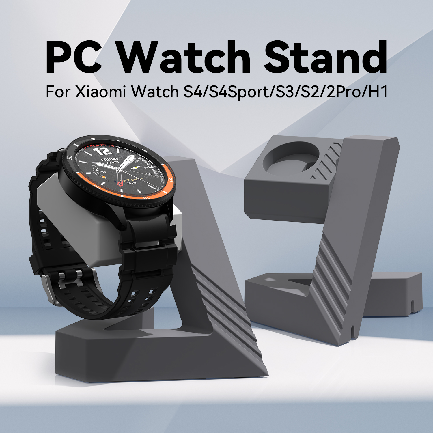 PC Geometric watch stand Dock  - Xiaomi Smartwatch S3 Accessories のレビューと価格