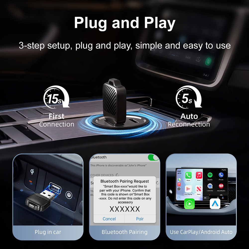 2026 Wireless CarPlay Adapter  - Smartwatch Universal のレビューと価格