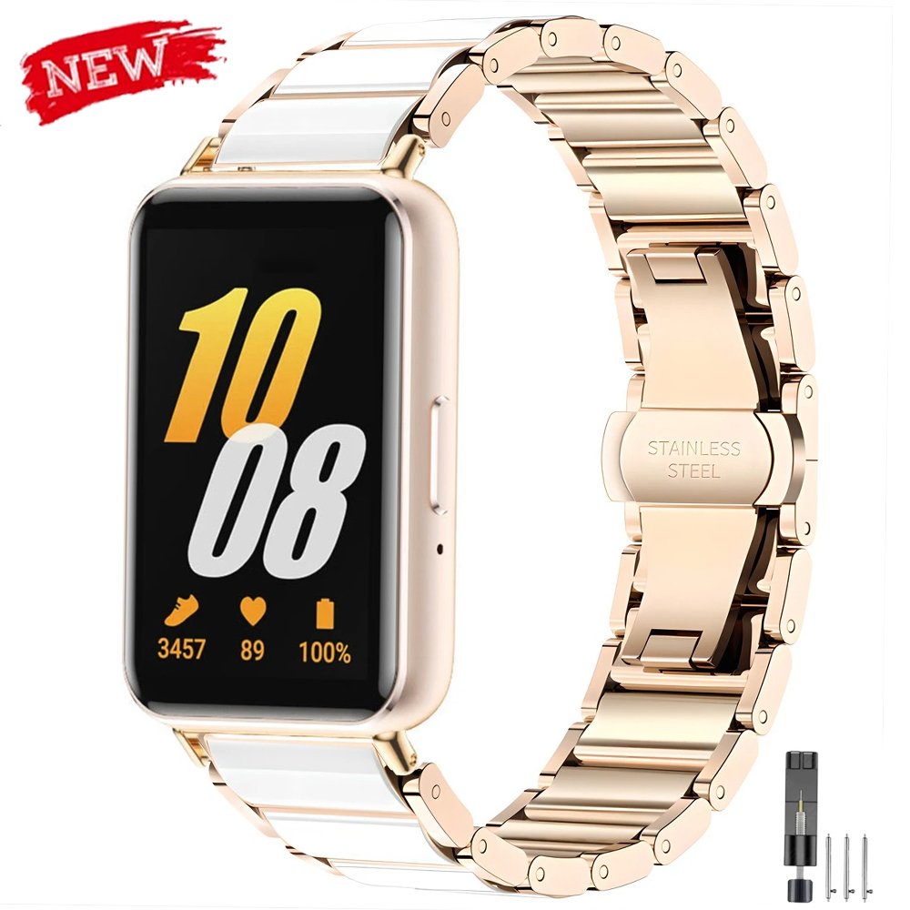 Metal Strap for Samsung Galaxy - Ceramic Link Bracelet のレビューと価格