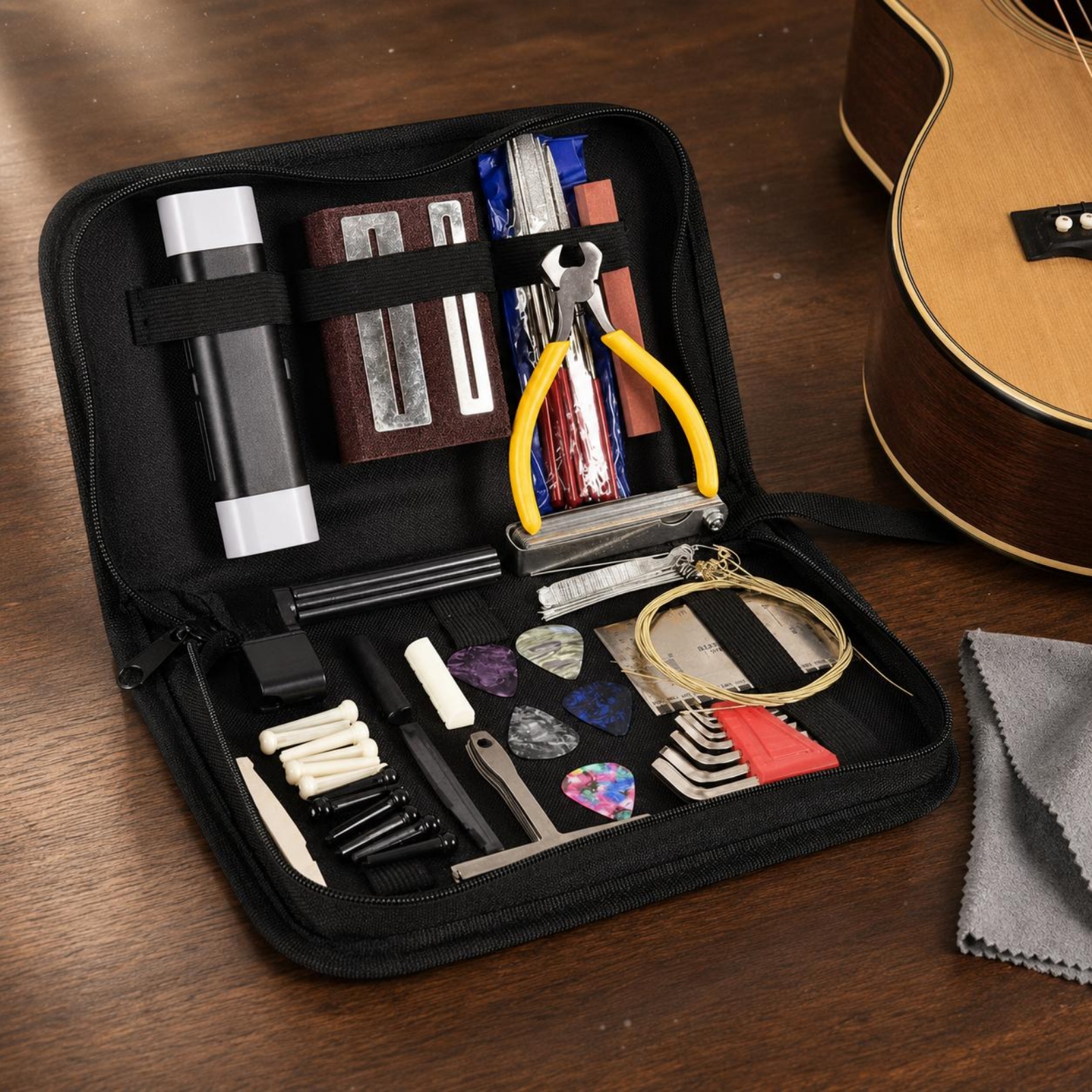 Guitar Repair Toolkit Black Zi - Tool Kit Strap Change のレビューと価格