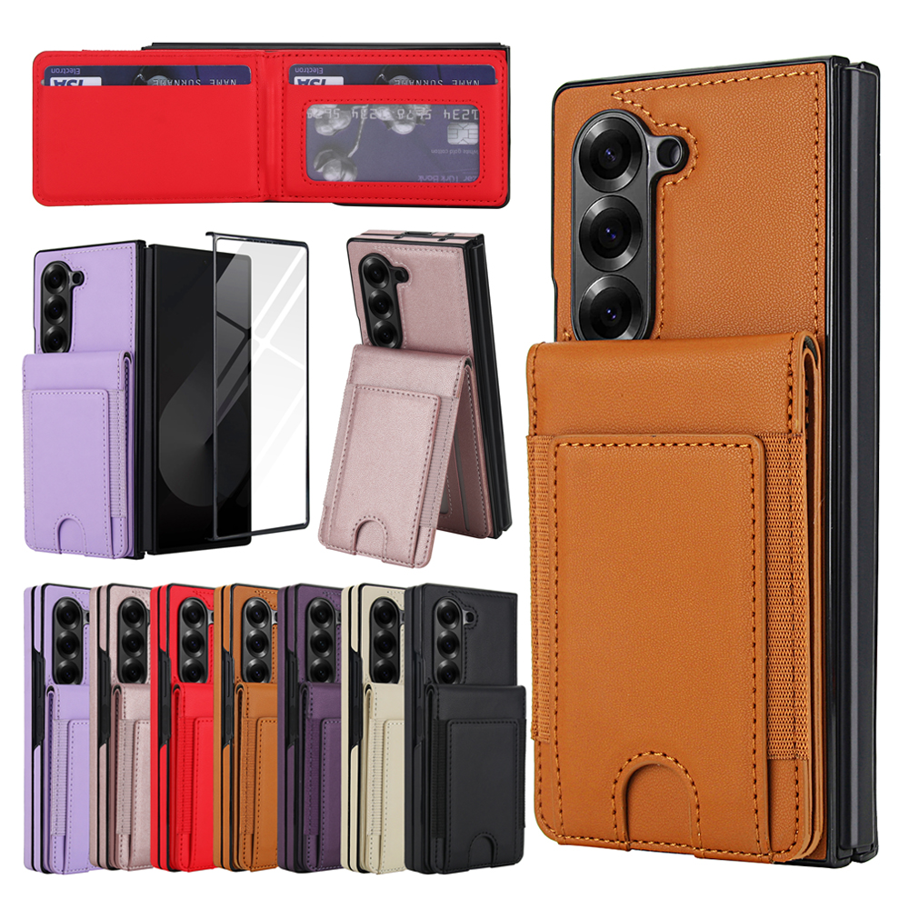 Retro Pure Color Leather Phone - Screen Protector Film のレビューと価格