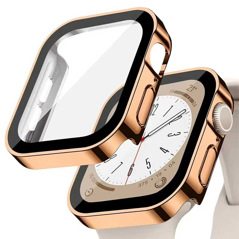 Glass+cover For Apple Watch ca - Smartwatch Watch Accessories For Women のレビューと価格