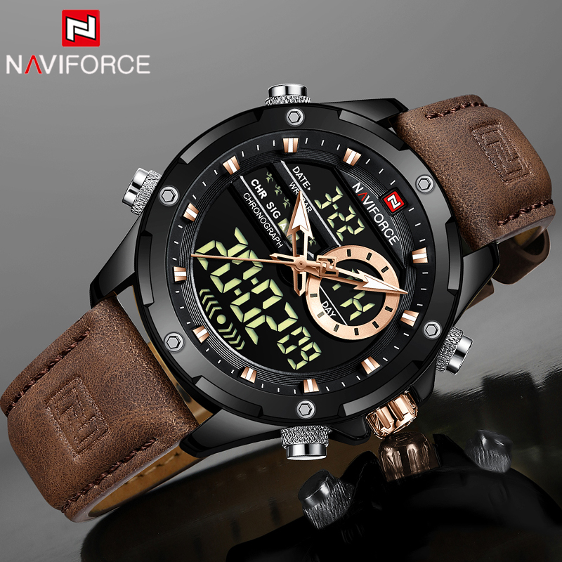 NAVIFORCE Luxury Men Quartz Wa - Smartwatch Guess のレビューと価格