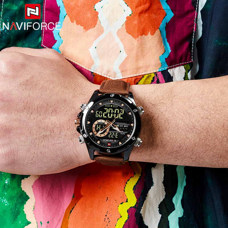 NAVIFORCE Luxury Men Quartz Wa - Smartwatch Guess のレビューと価格