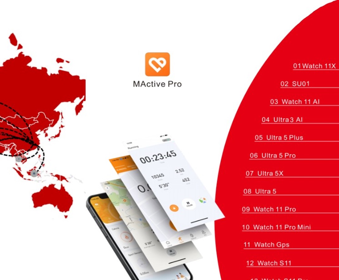 Swiming-proof W11P Smartwtch R - Smartwatch M Active のレビューと価格