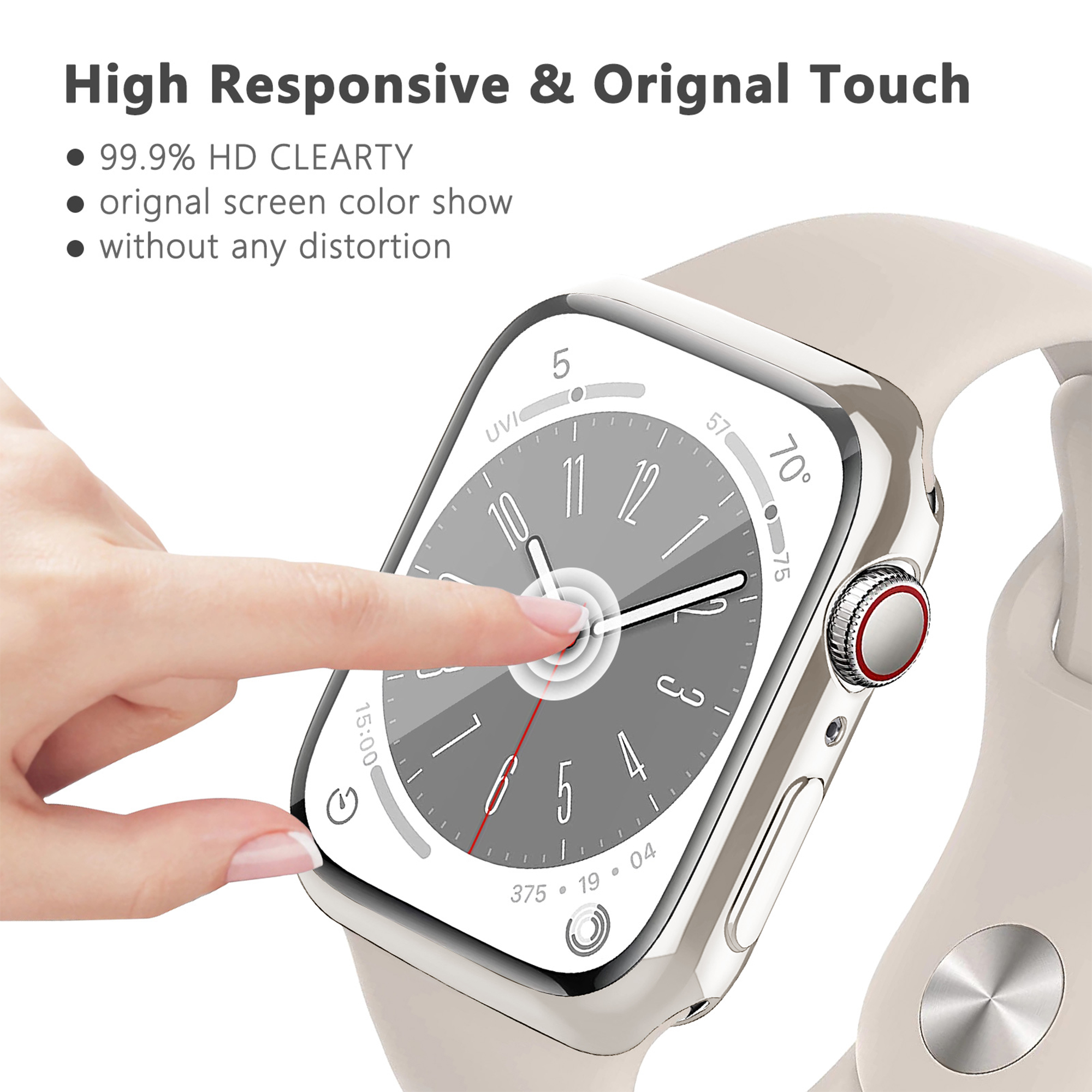 Screen Protector For Apple Wat - Smartwatch Band Accessories のレビューと価格