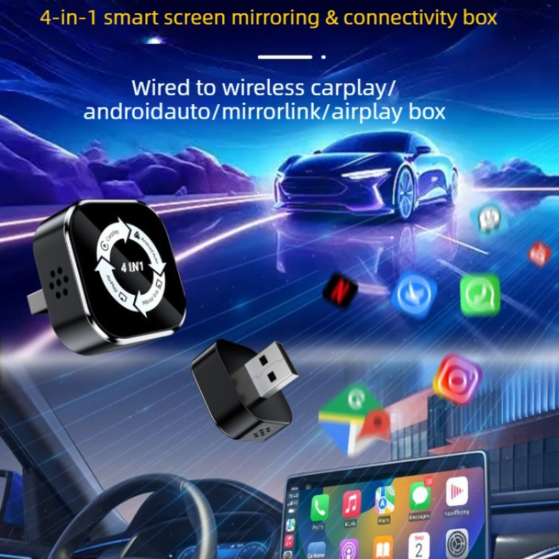 4-in-1 Wireless CarPlay Androi - Smartwatch Universal のレビューと価格