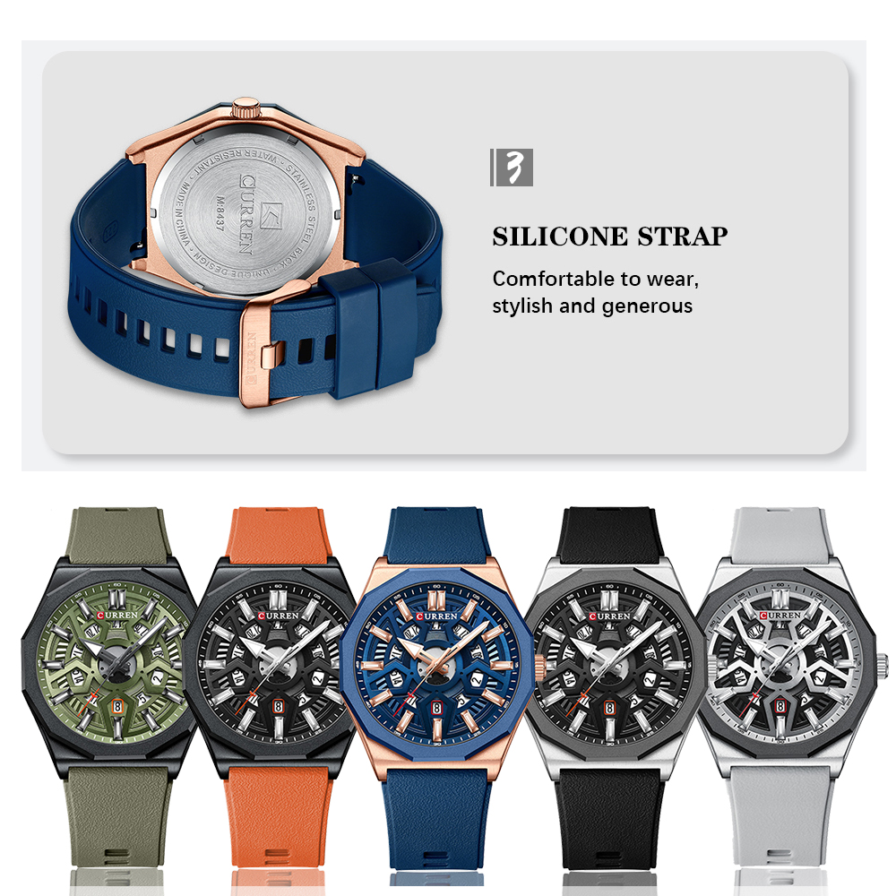 CURREN Fashion Design Wristwat - Smartwatch Guess のレビューと価格