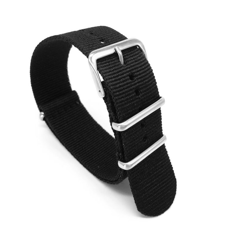 Black Nylon Strap for 16mm 18m - Nylon Nato Strap のレビューと価格