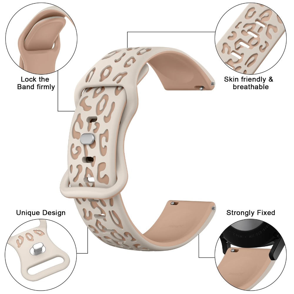Silicone Leopard Strap For Xia - Xiaomi Smartwatch S3 Accessories のレビューと価格