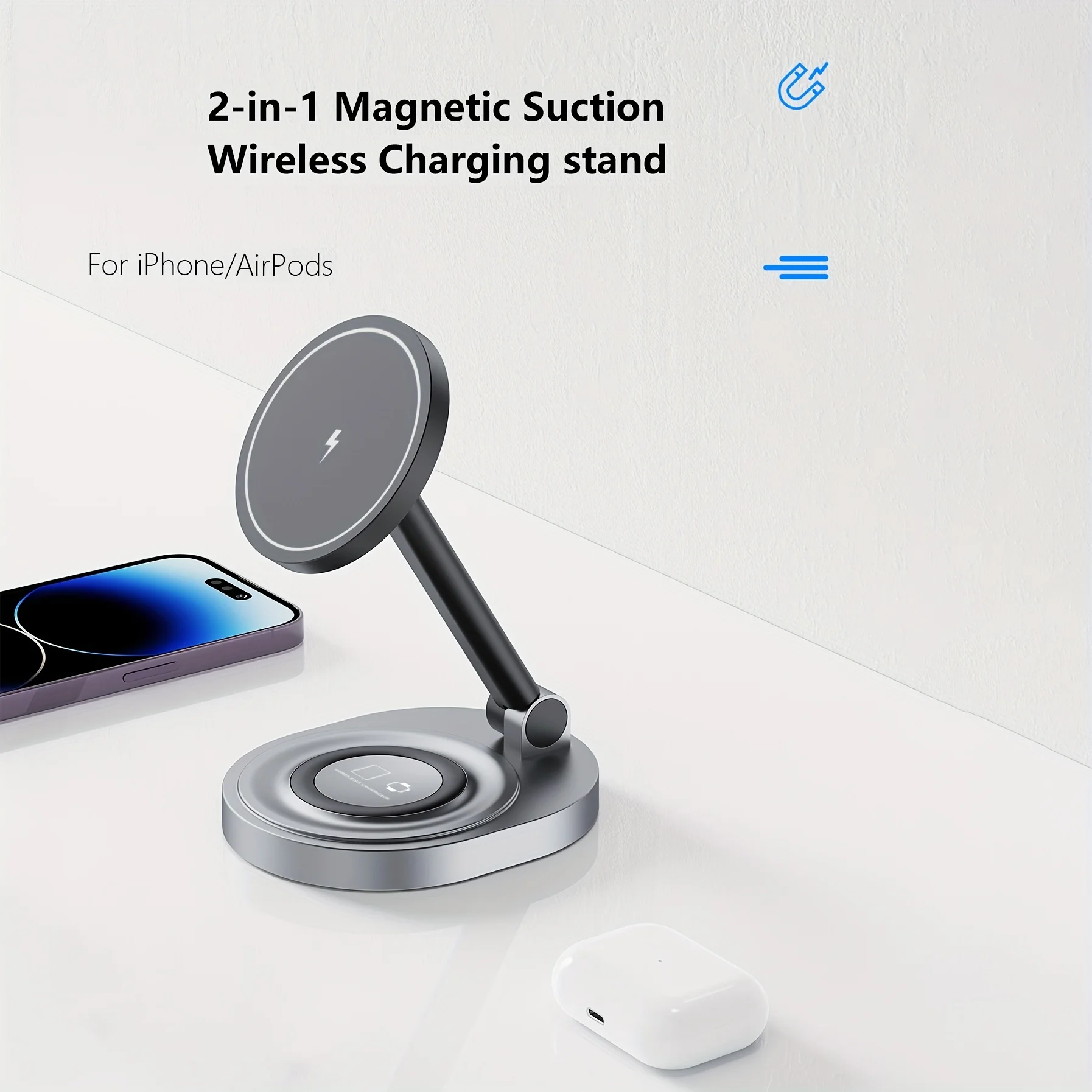2 In 1 Magnetic Wireless Charg - Wireless Charger Watch のレビューと価格