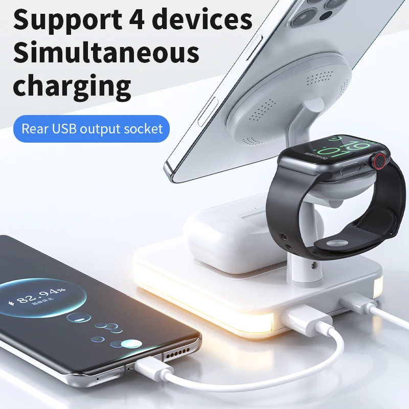 3 in 1 Wireless Chargers Stand - Wireless Charger Watch のレビューと価格