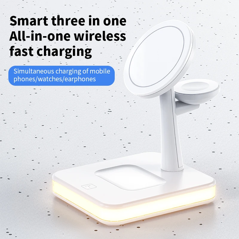 3 in 1 Wireless Chargers Stand - Wireless Charger Watch のレビューと価格