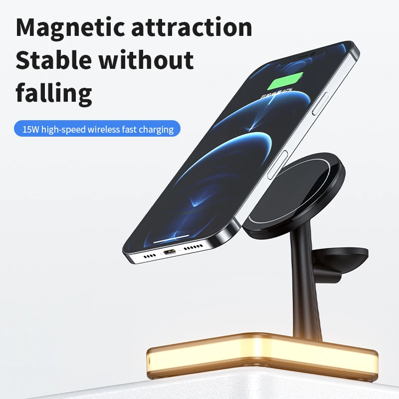 3 in 1 Wireless Chargers Stand - Wireless Charger Watch のレビューと価格