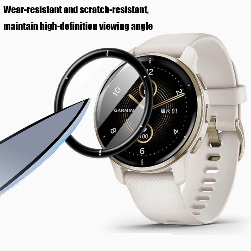 3D Curved Edge Protective Film - Garmin Smartwatch Accessories のレビューと価格
