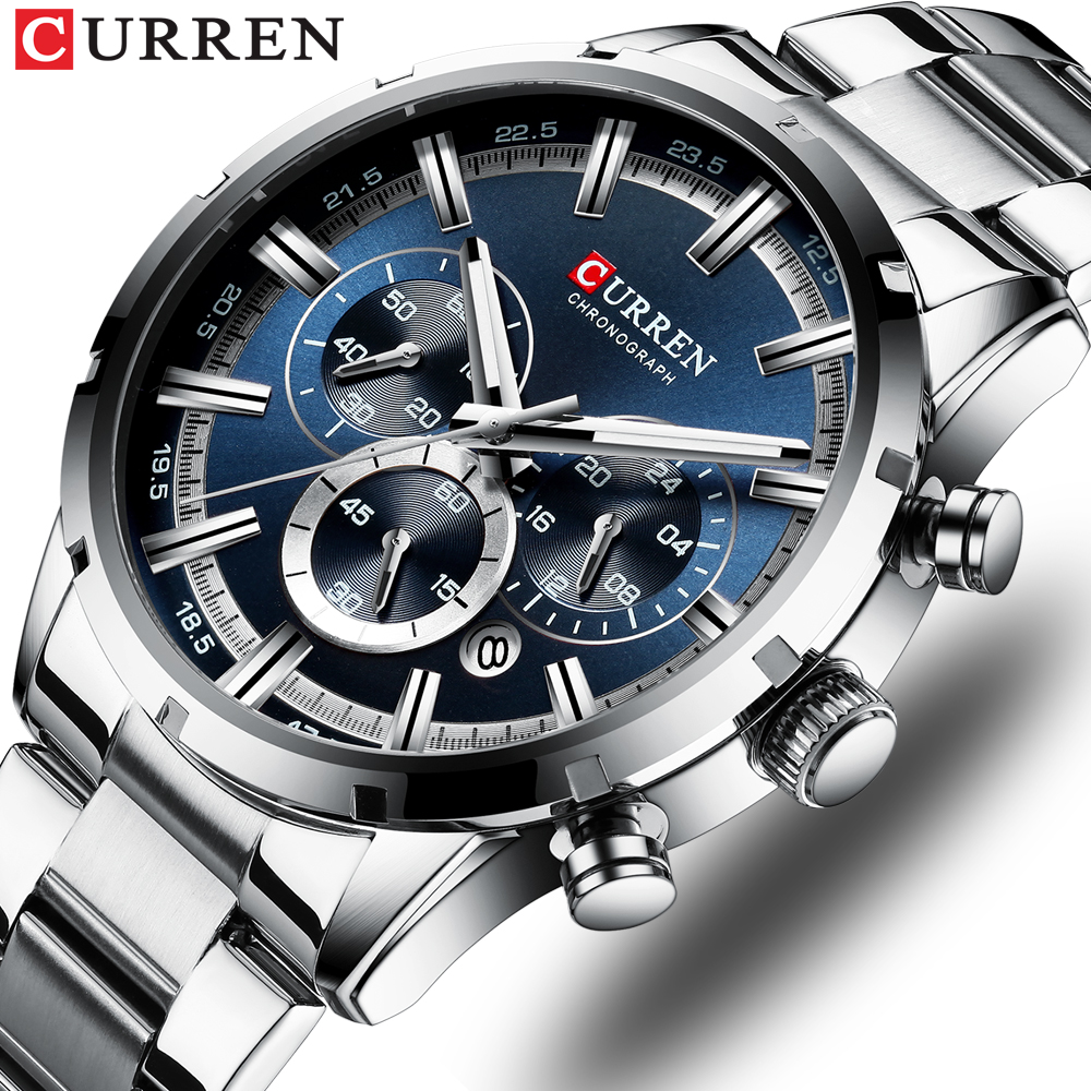 CURREN Top Brand Military Quar - Smartwatch Guess のレビューと価格