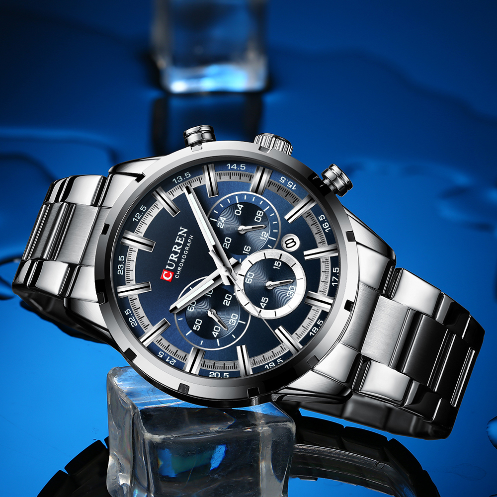 CURREN Top Brand Military Quar - Smartwatch Guess のレビューと価格